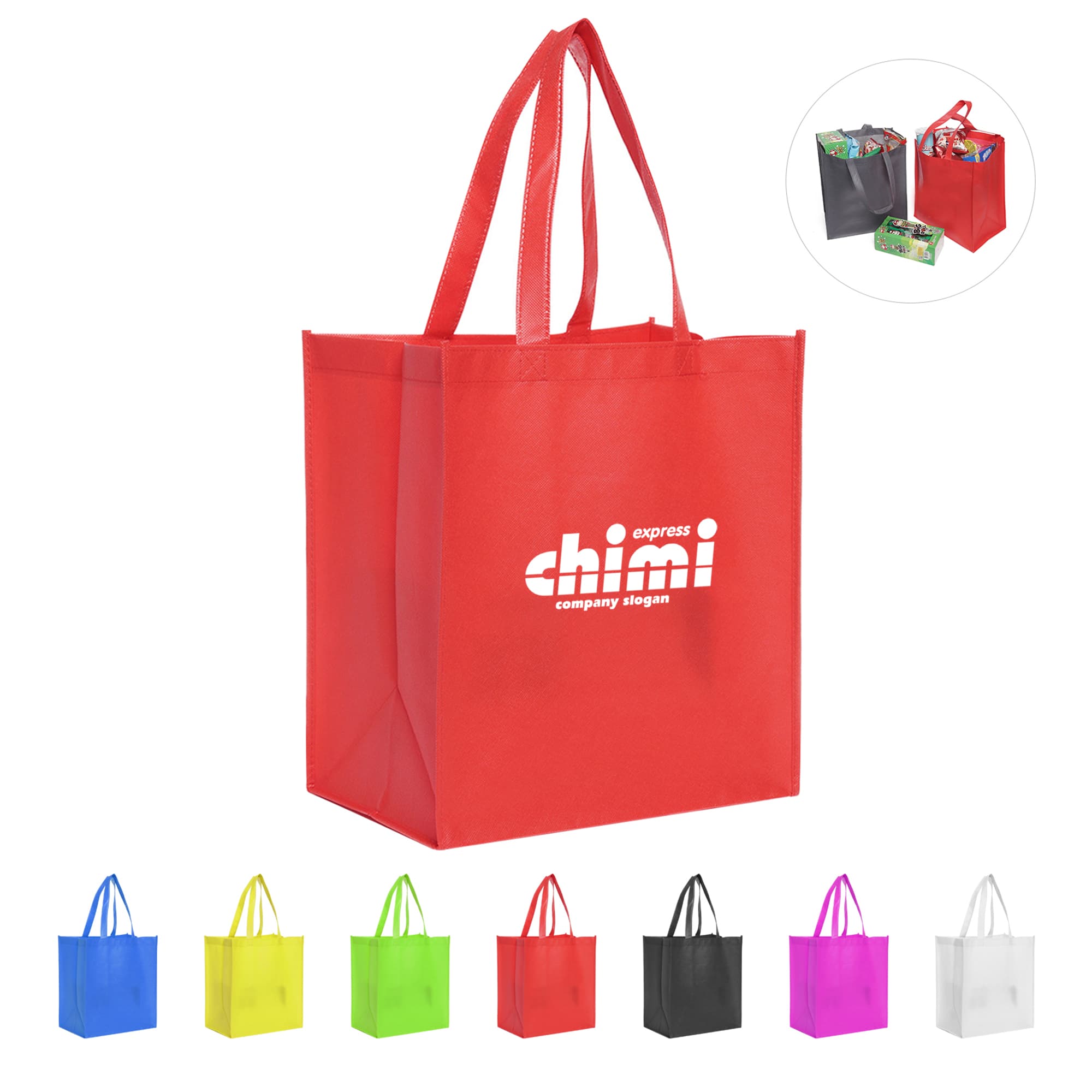 Non-Woven Economy Tote Bag with Matte Laminated