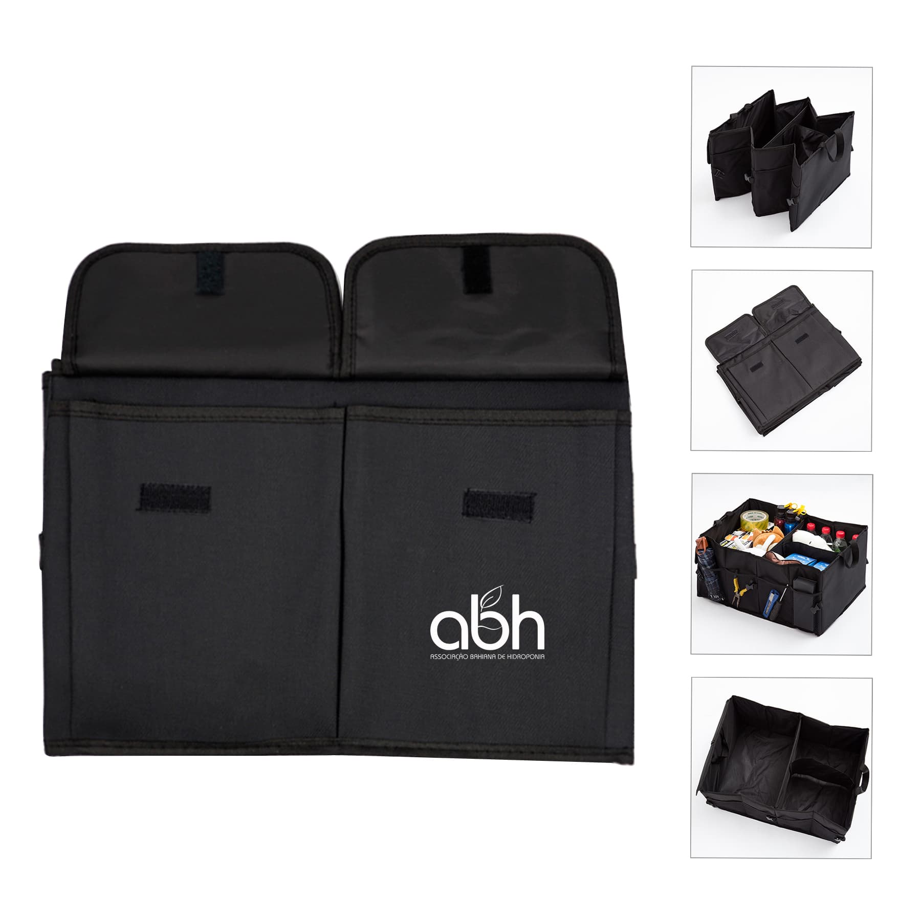 Collapsible Multi-Compartment Car Storage Organizer