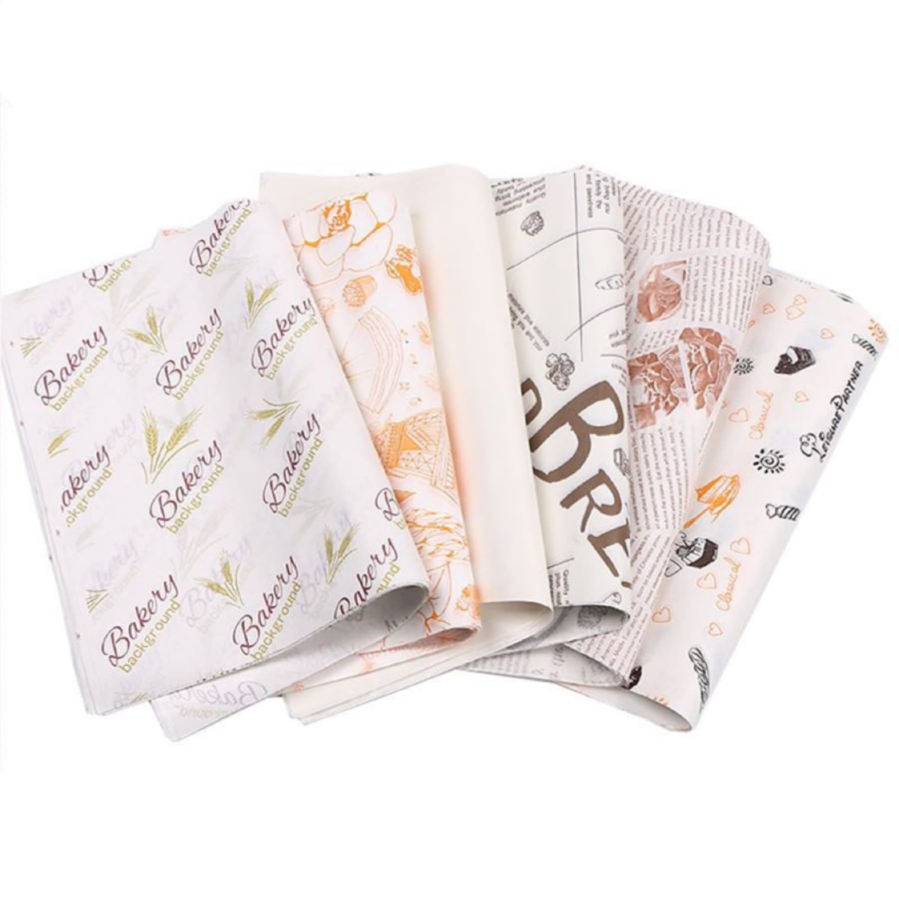 19.5"x 13" Baking Greaseproof Wrapping Food Paper