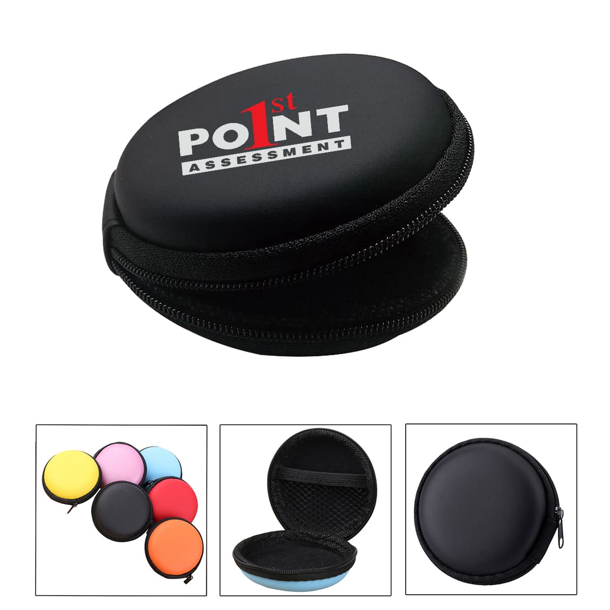 Round Headphone Case