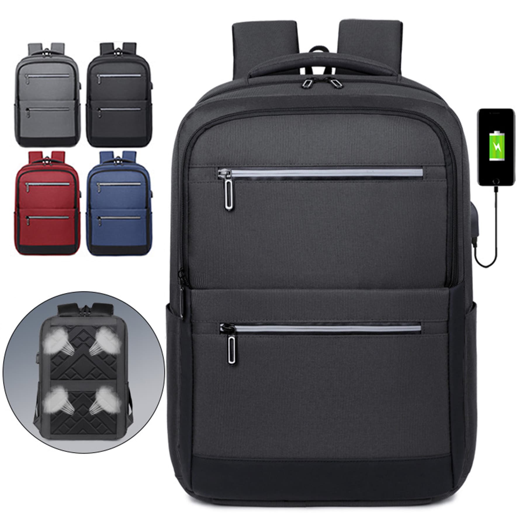 Travel Backpack With Charging Port