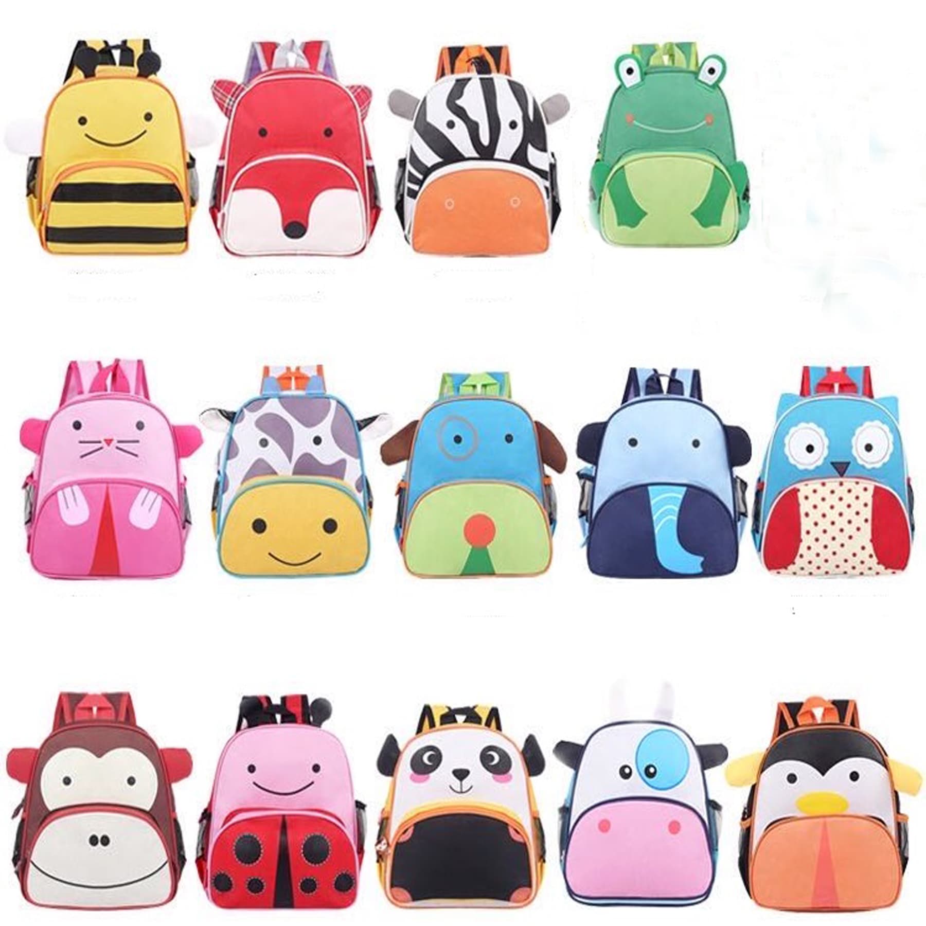 Cartoon Animal Designed Kid Backpack