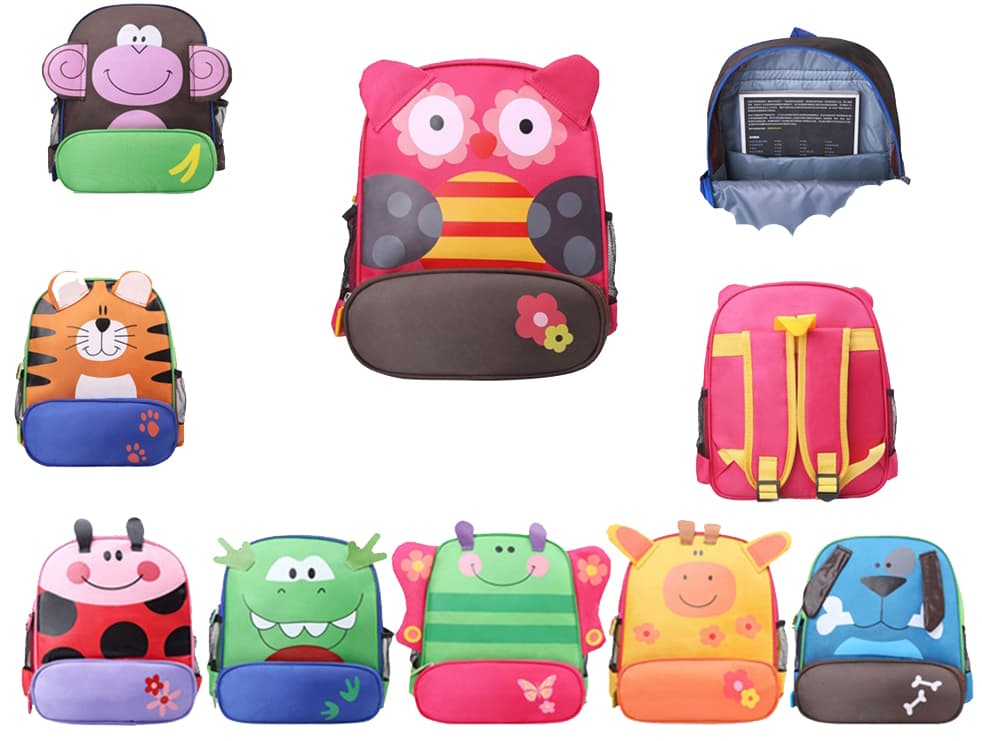 Cartoon Animal Designed Kid Backpack