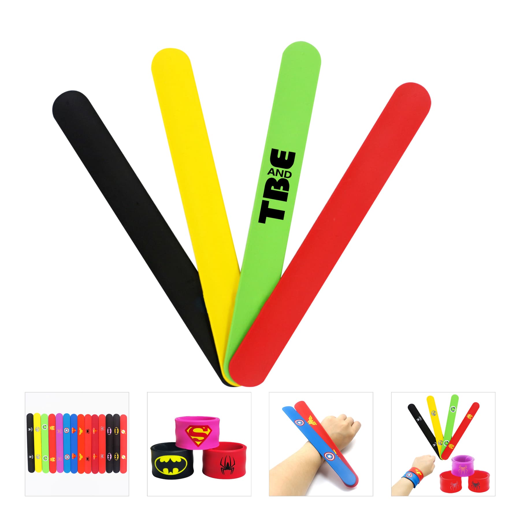 Silicone Slap Wrist Band