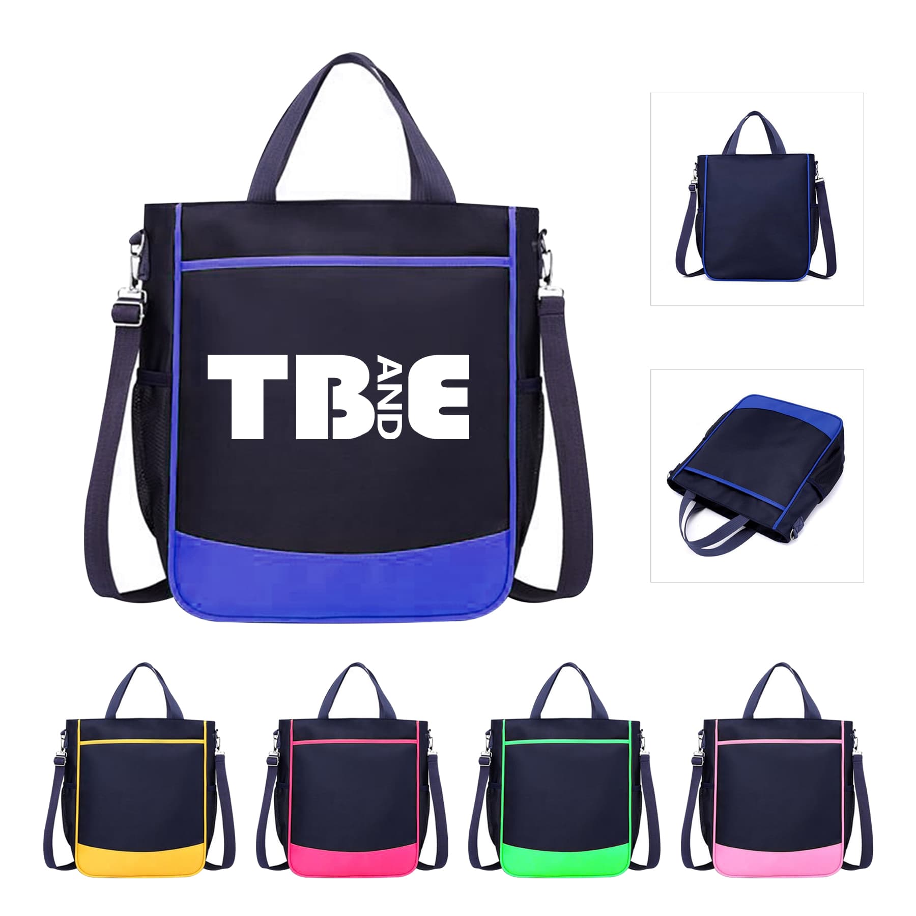 Nylon Student Tote Shoulder Bag
