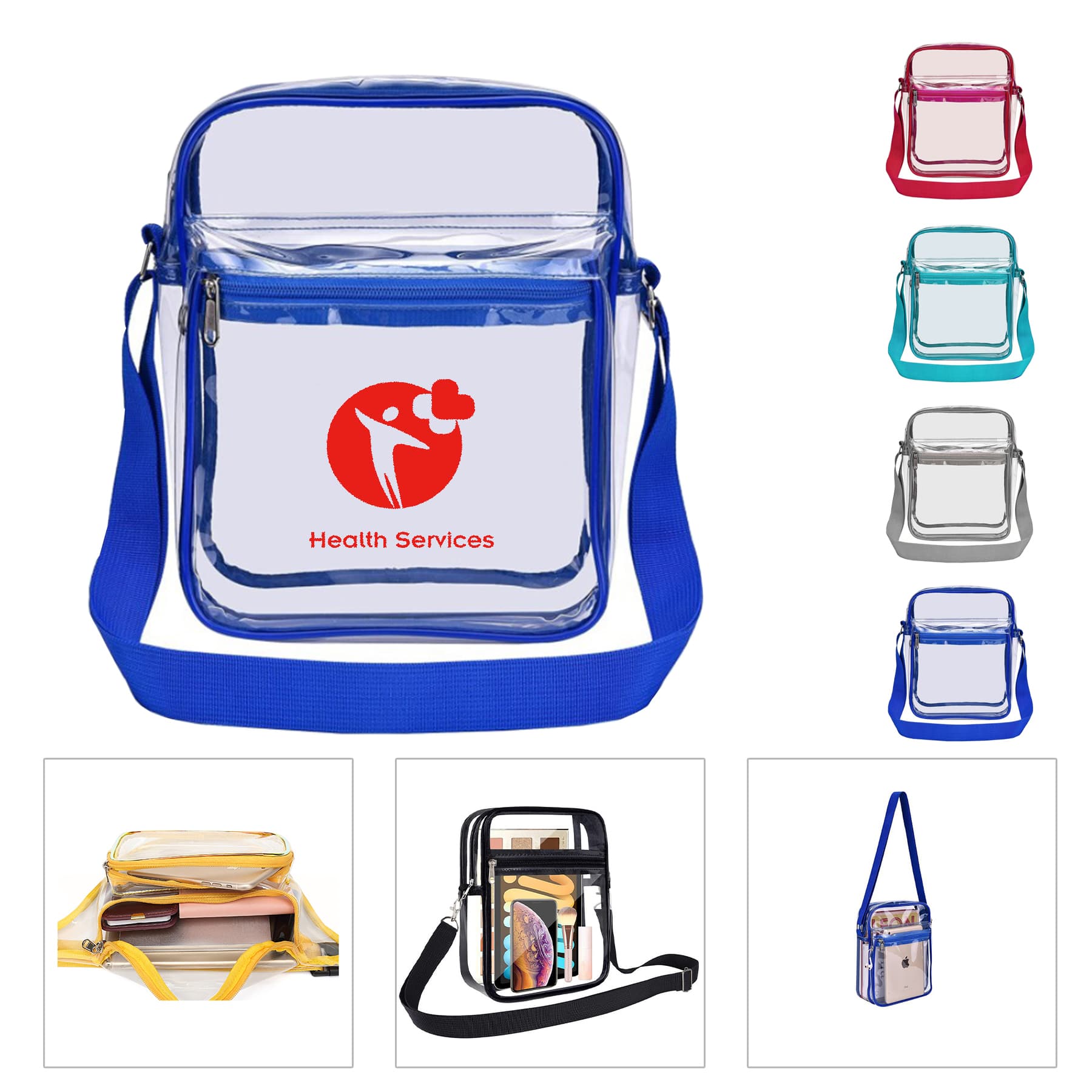 Clear Stadium Messenger Bag