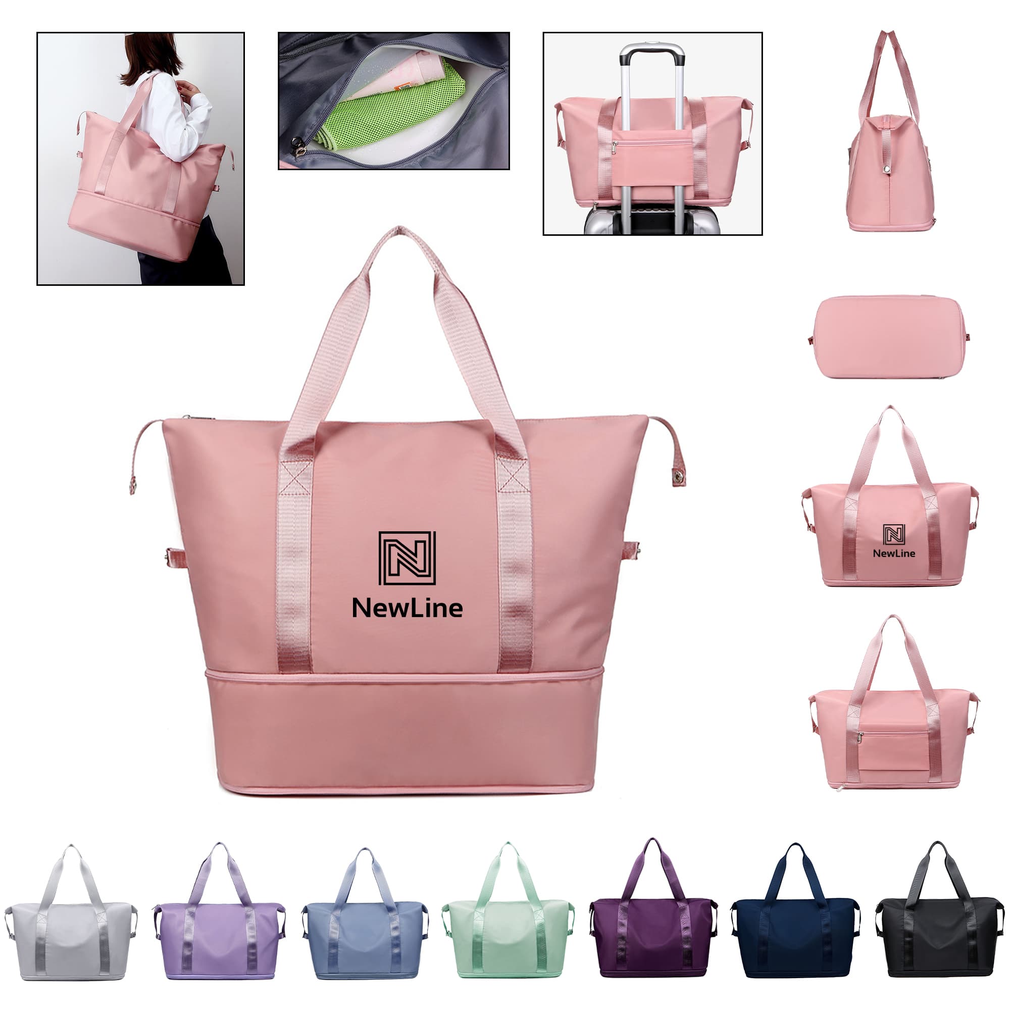 Expandable Lightweigt Travel Tote Bag