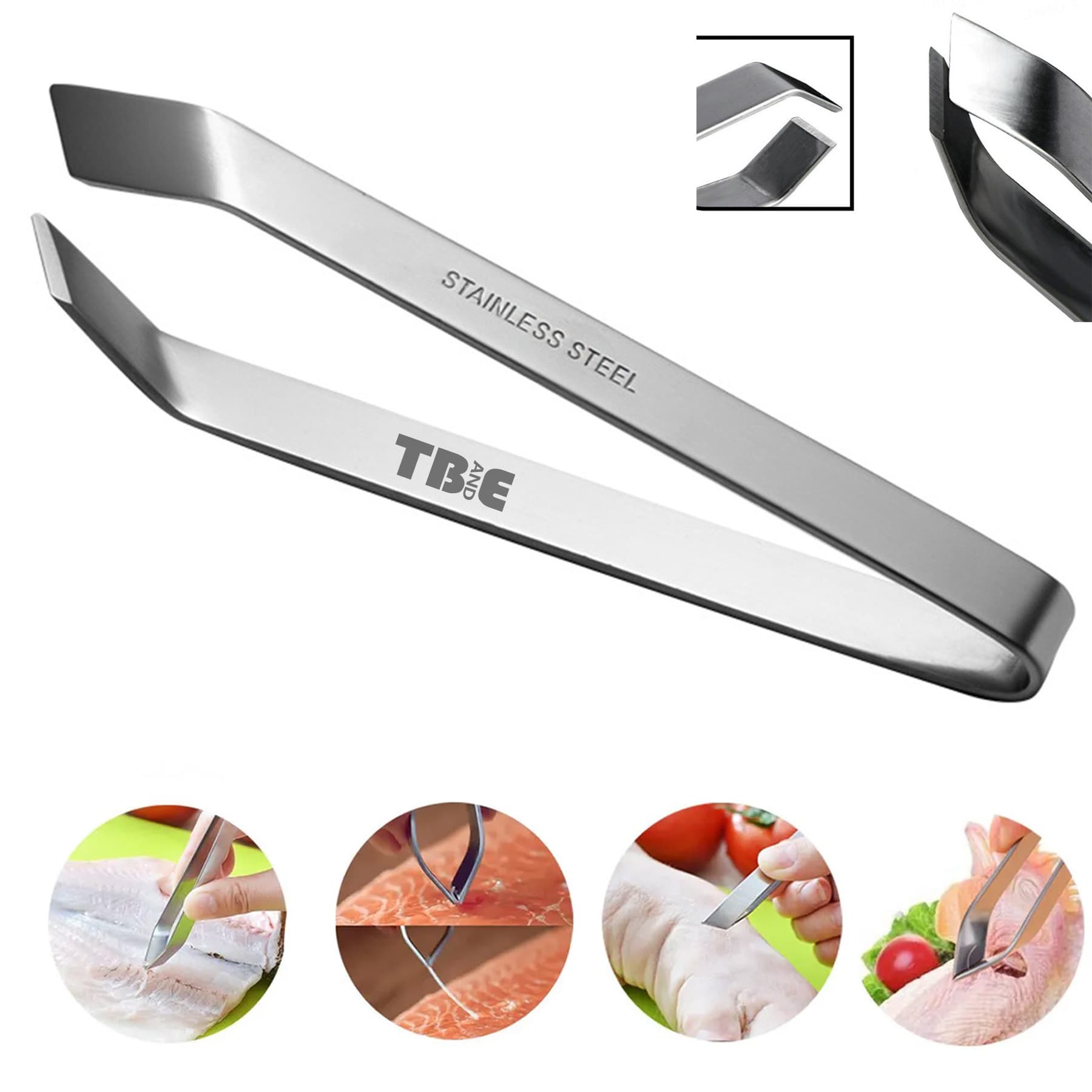 Stainless Steel Fish Scale Scraper Kitchen Gadget