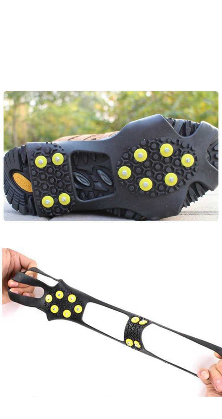 10 Nail Ice Grip Anti-slip Shoe Cover thumbnail 4