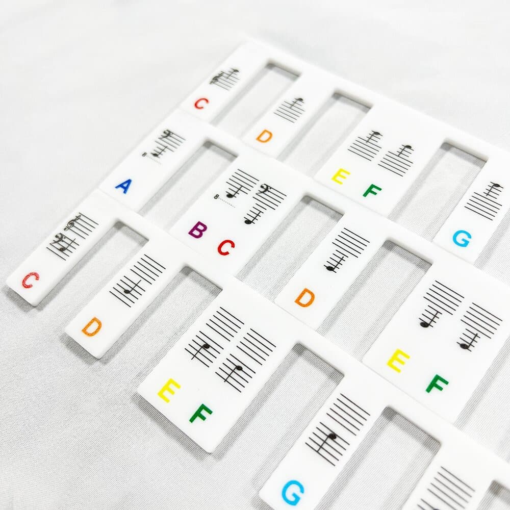 Piano Key Stickers For Beginners Kids 61/88 Full-Size thumbnail 2
