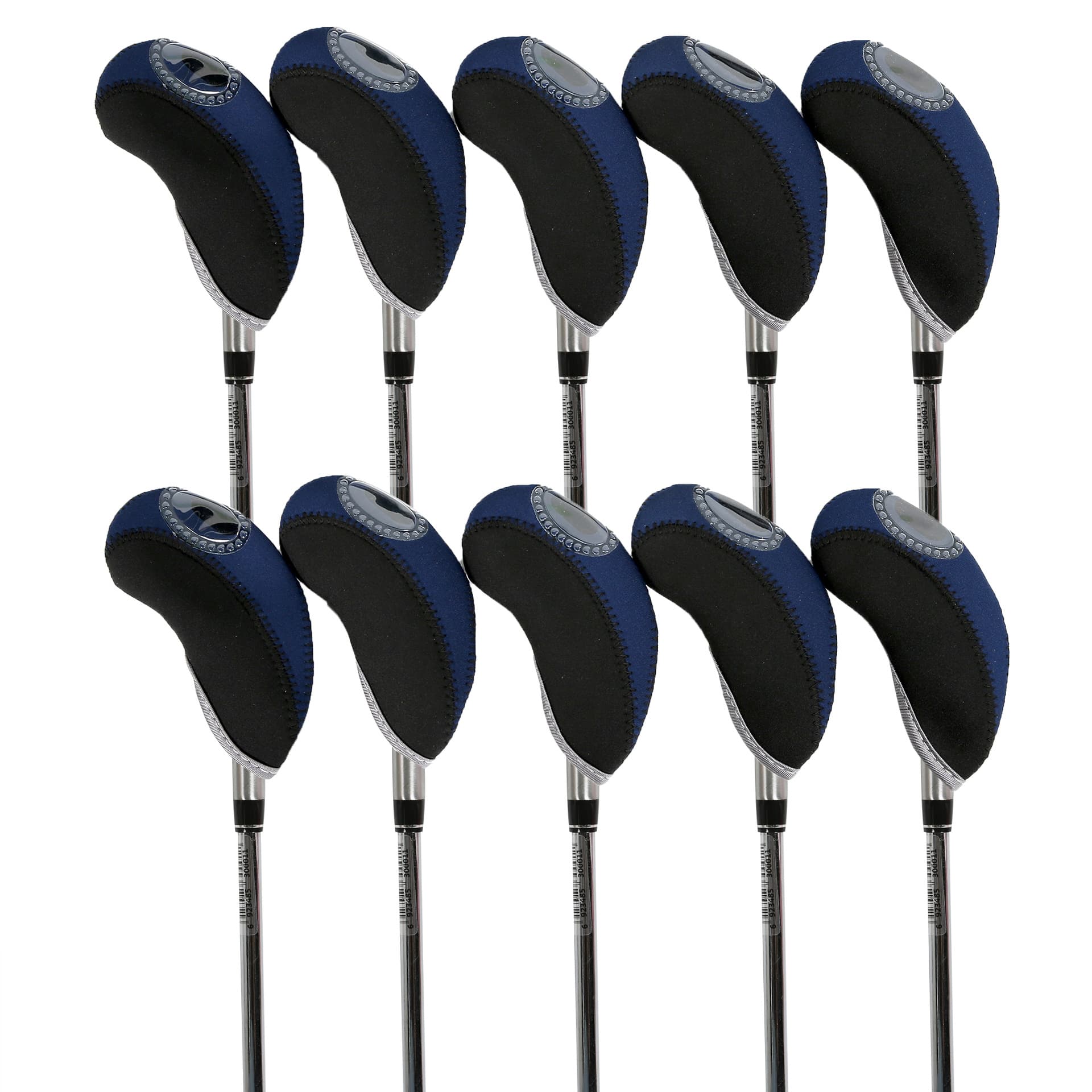Golf Club Iron Head Covers 10Pcs Set With Top Window thumbnail 2