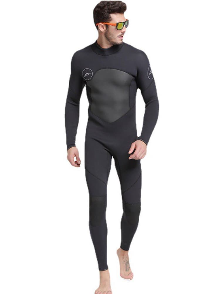 2XL Wetsuit Men 3Mm Neoprene Full Body Diving Suits Long Sleeve thumbnail 3