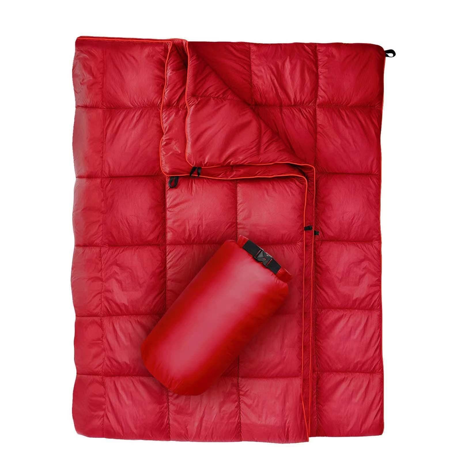 Branded Puffy Waterproof Camping Wearable Packable Blanket thumbnail 3