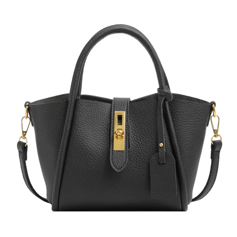 Genuine Leather Stylish cross-body bucket bag thumbnail 7