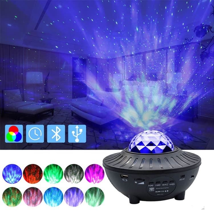 Sky Galaxy Ocean Wave Projector Light with Remote Control thumbnail 5