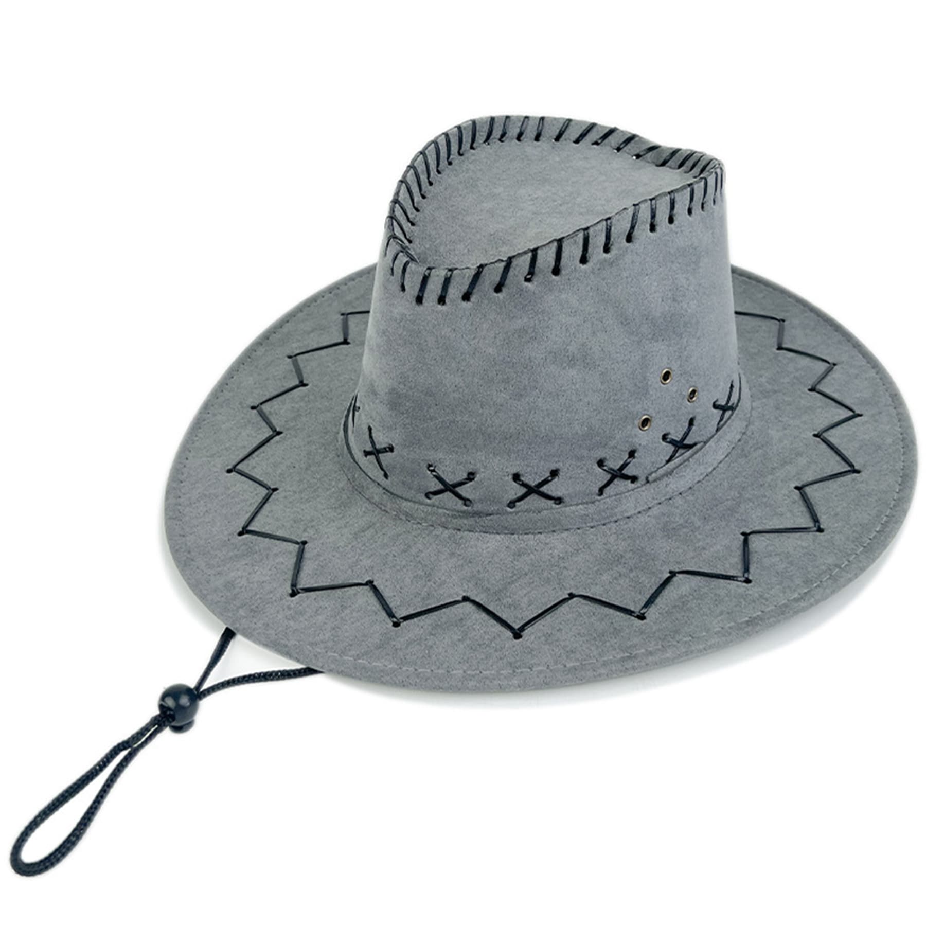 Wide Brim Suede Cowboy Hats thumbnail 8
