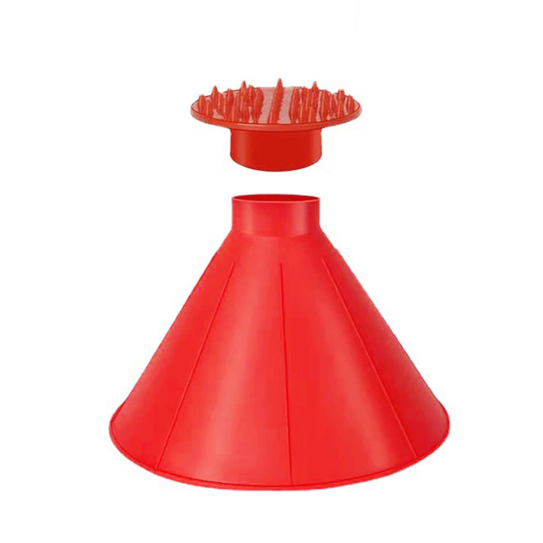 Cone-Shaped Windshield Ice Shovel