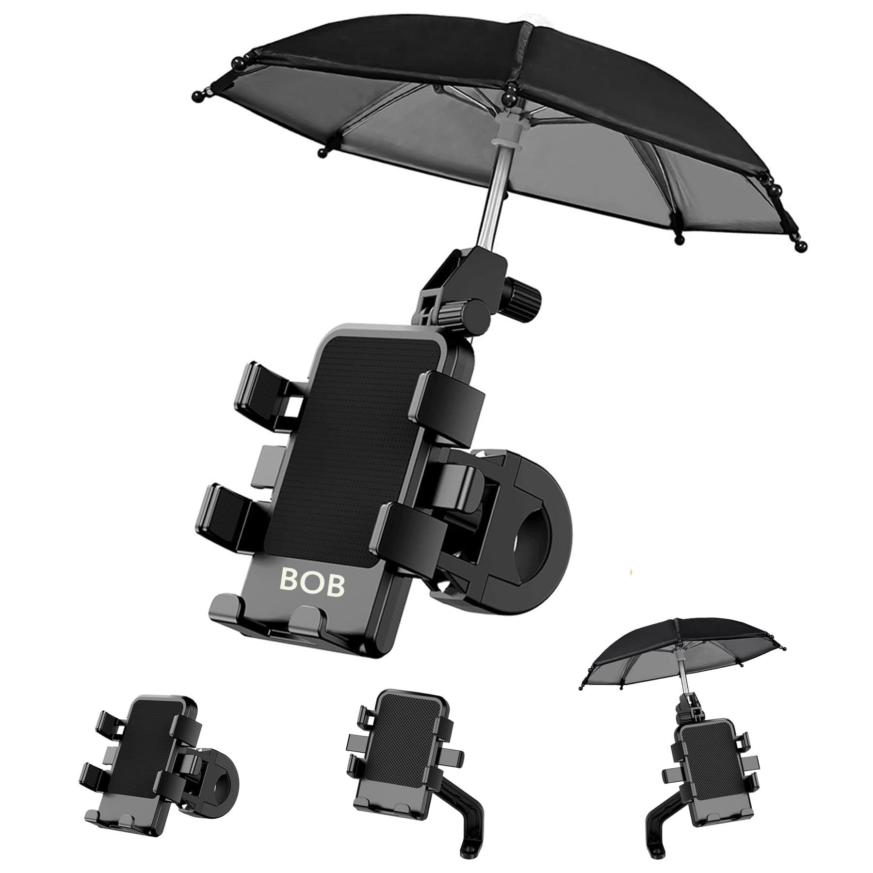 Motorcycle Bicycle Mobile Phone Holder with Umbrella thumbnail 6