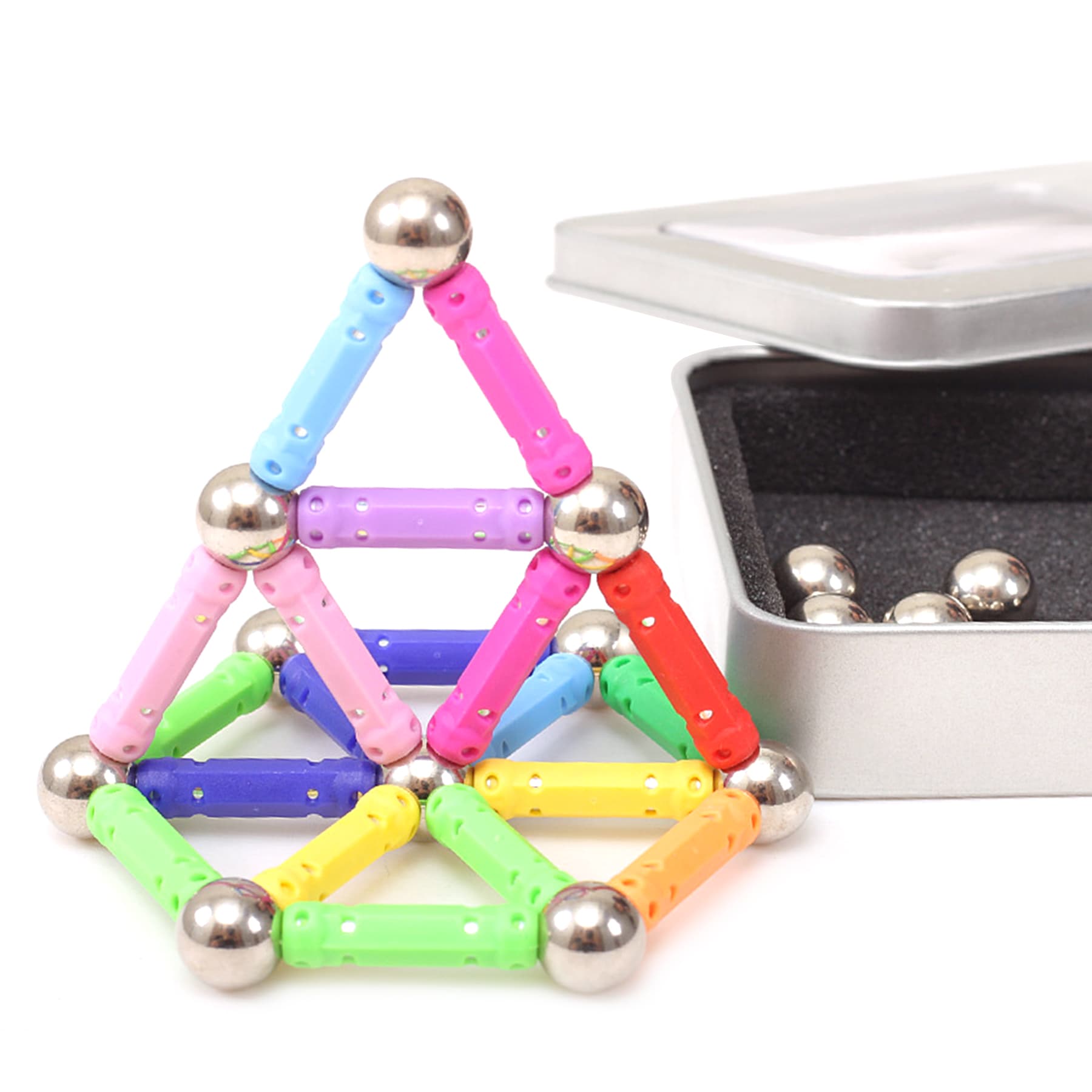 477pcs Magnetic Building Sticks Blocks Toys thumbnail 4