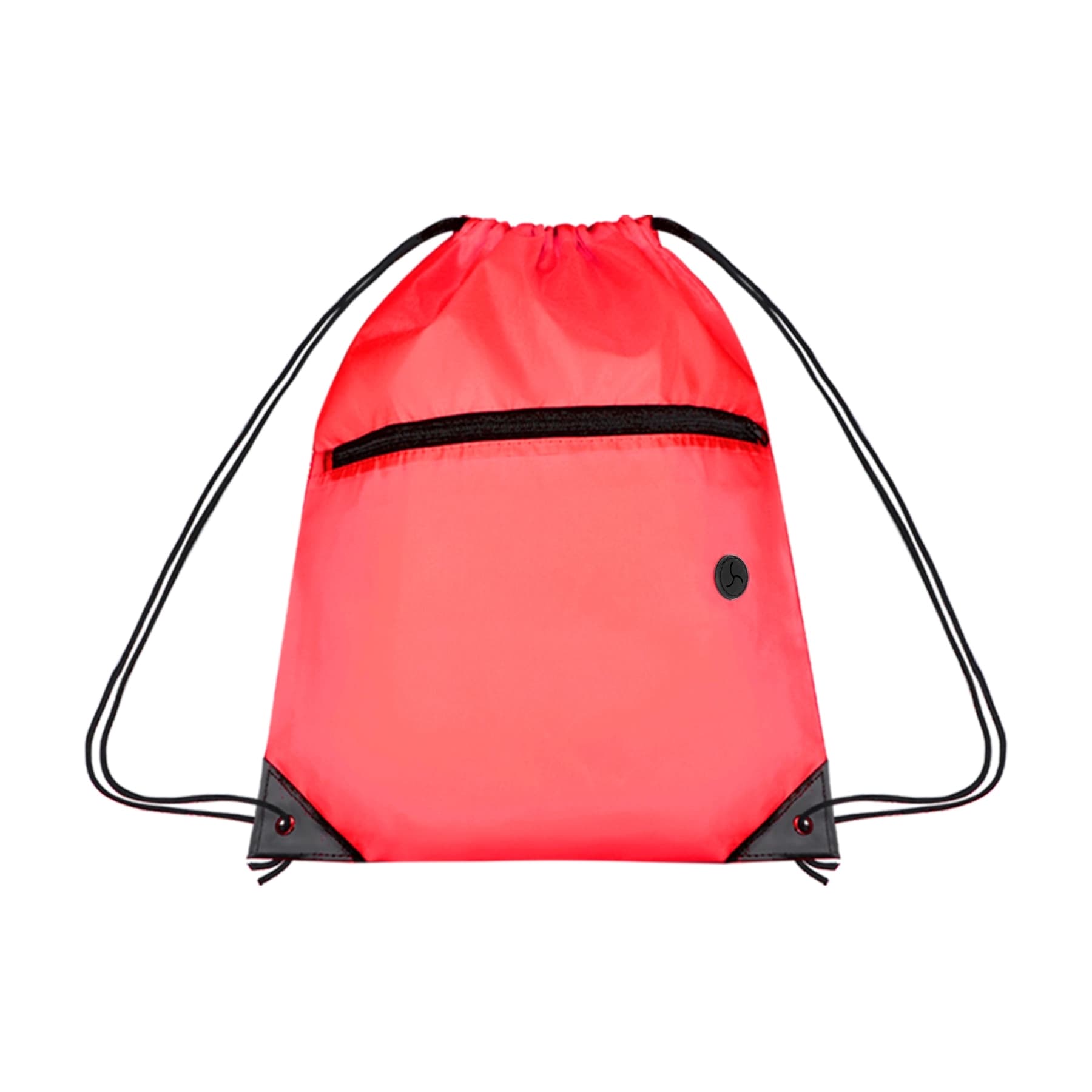 210D Cinch Bag w/Zipper pocket & Earbuds Slot thumbnail 2