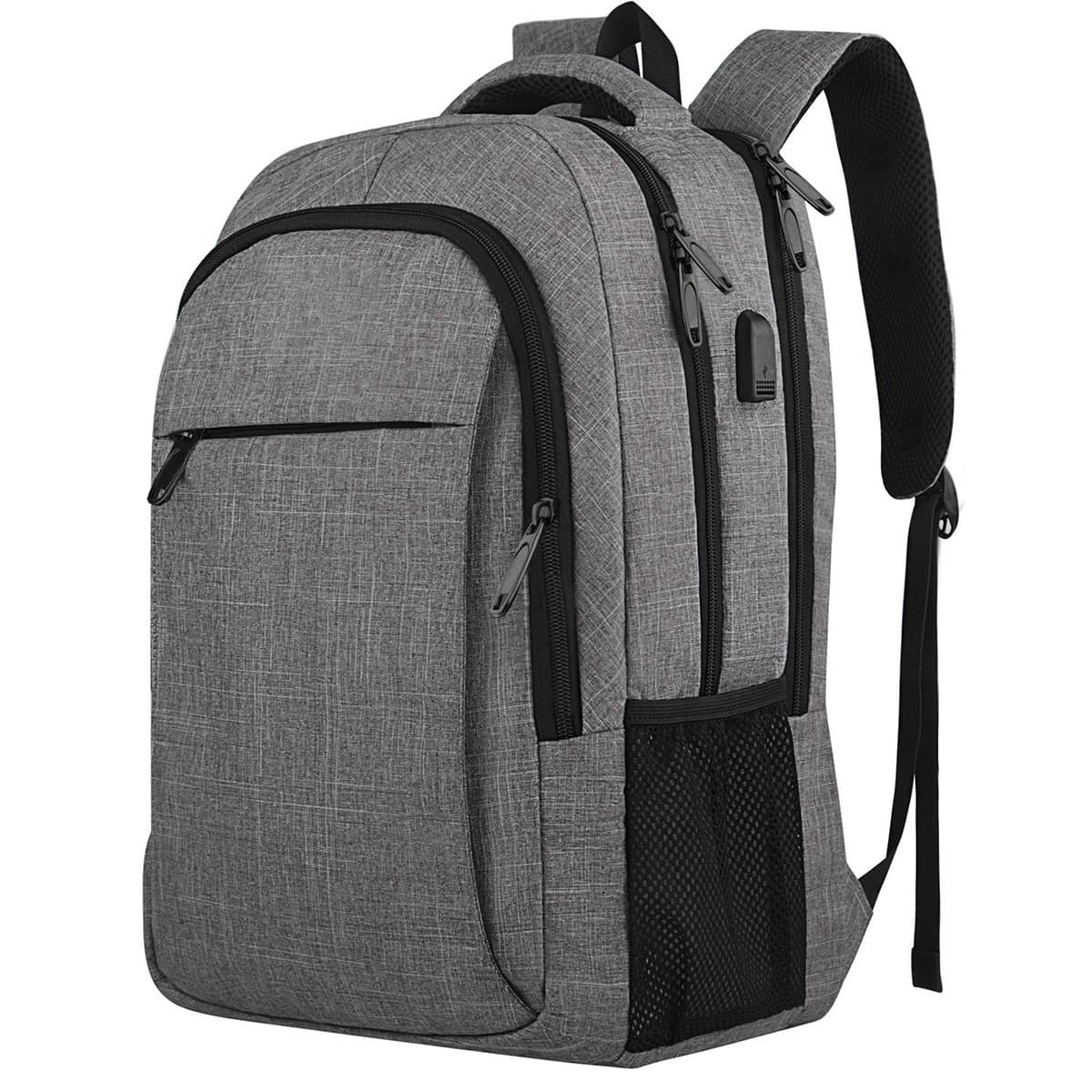 Business Anti Theft Slim Travel Backpacks With Charging Port thumbnail 6