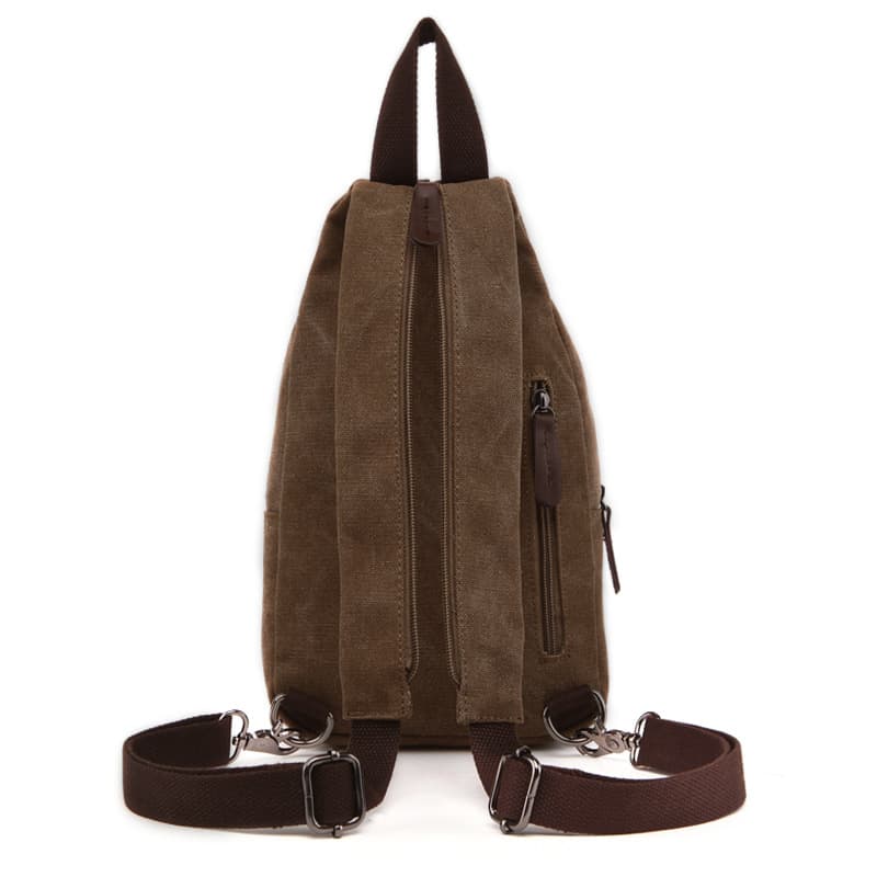 Canvas Sling Crossbod Shoulder Bag thumbnail 2