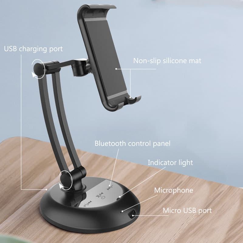 Adjustable Foldable Desktop Cell Phone Tablet Stand Holer