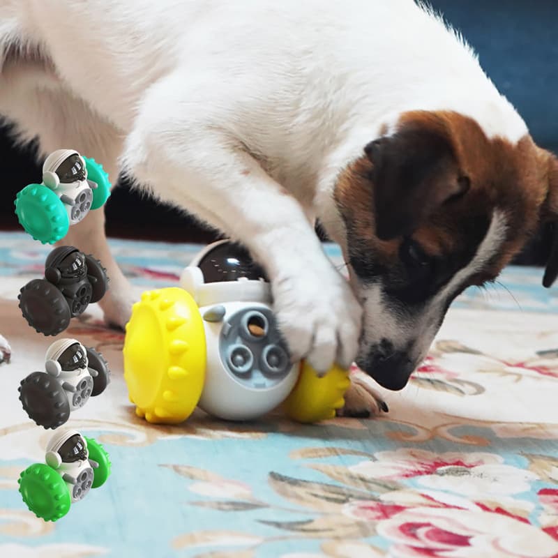 Interactive Dog Treat Toys, Robot Shape Slow Feeder thumbnail 5