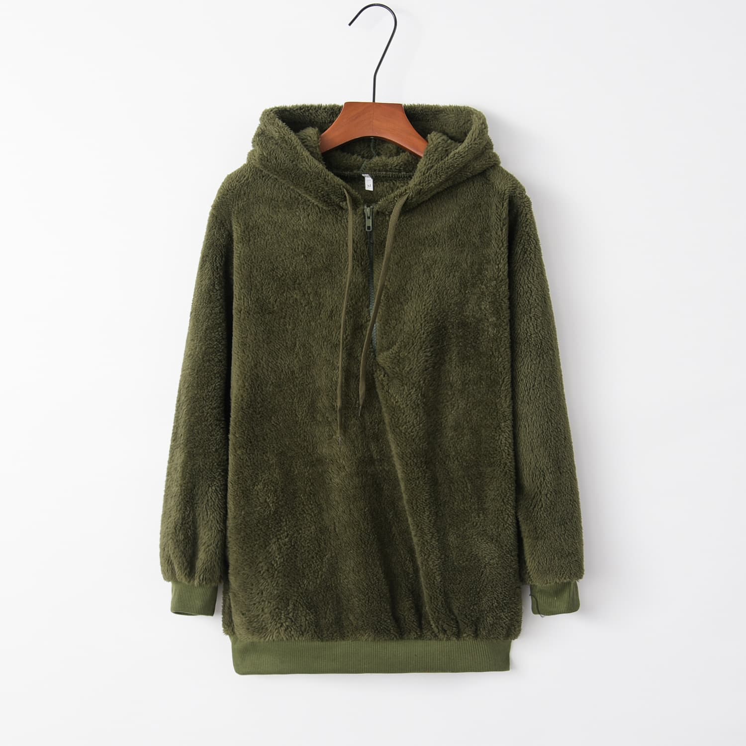 Women’S Oversized Fuzzy Pullover Hoodies thumbnail 2