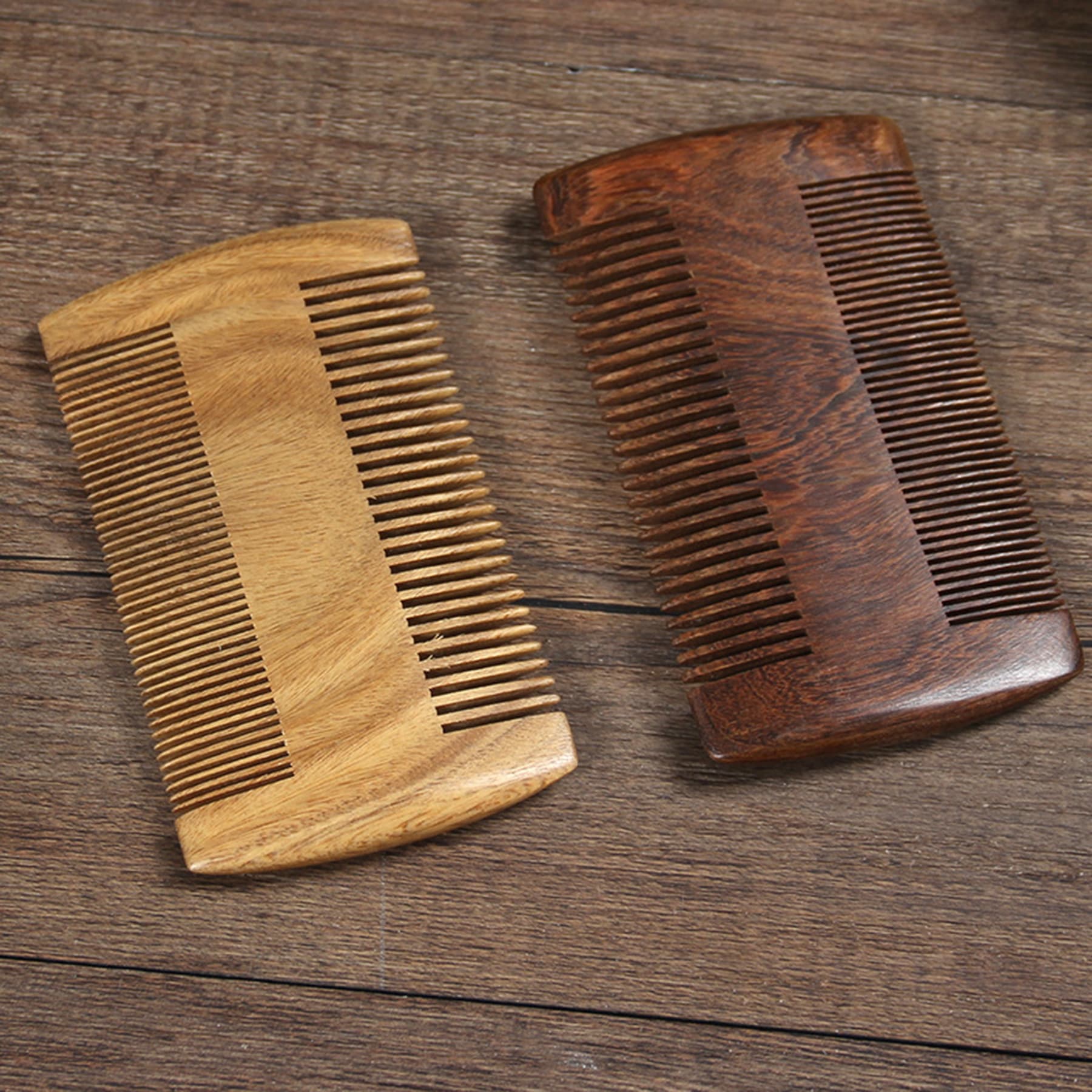 Sandalwood Double-sided Beard Comb thumbnail 7