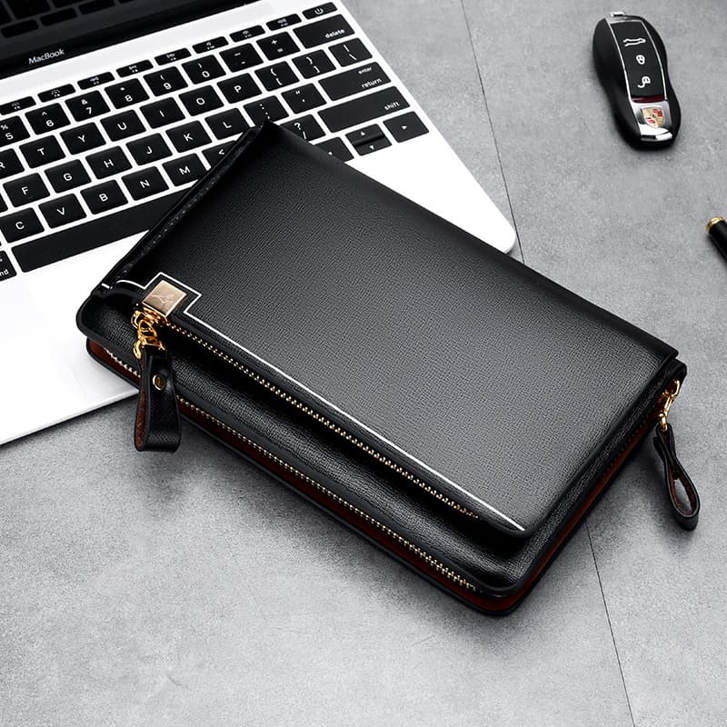 PU Leather Men’s Handheld Purse thumbnail 4