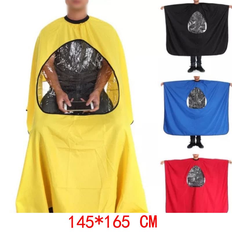 Transparent Window Barber Cape thumbnail 4