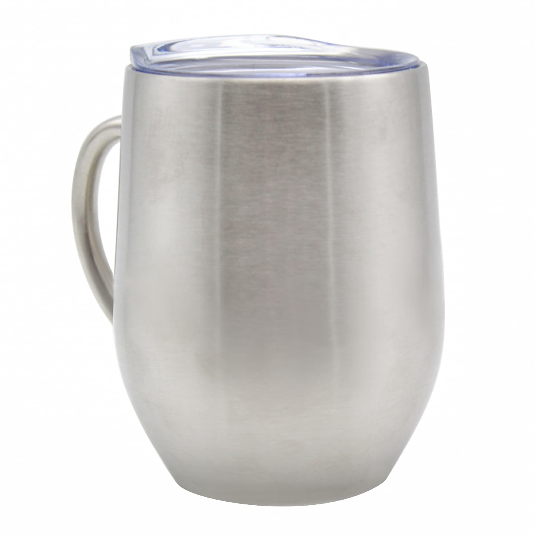 12oz Stainless Steel  Coffee Mug With Handle thumbnail 4