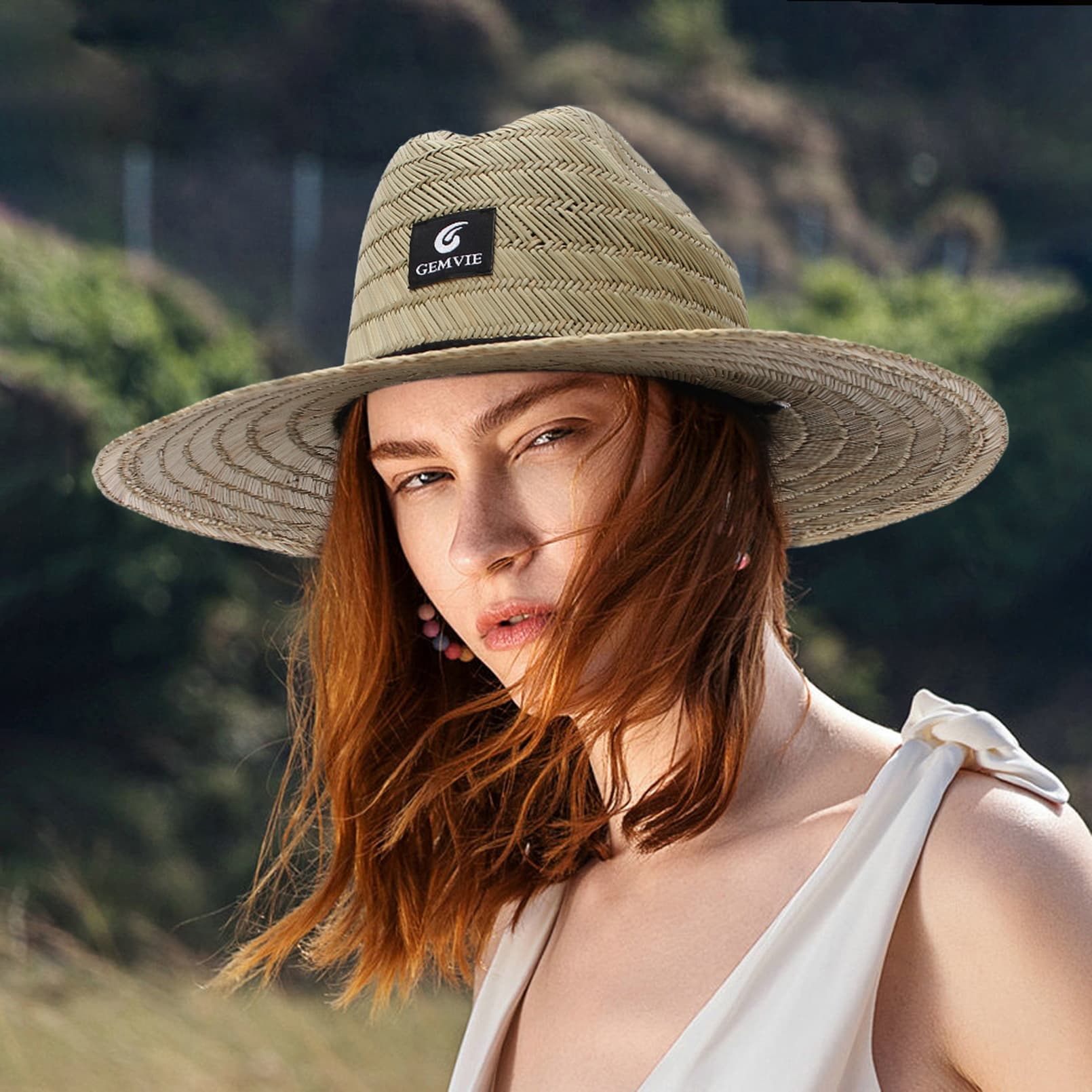 Men’S Pierside Lifeguard Beach Sun Straw Hat thumbnail 3