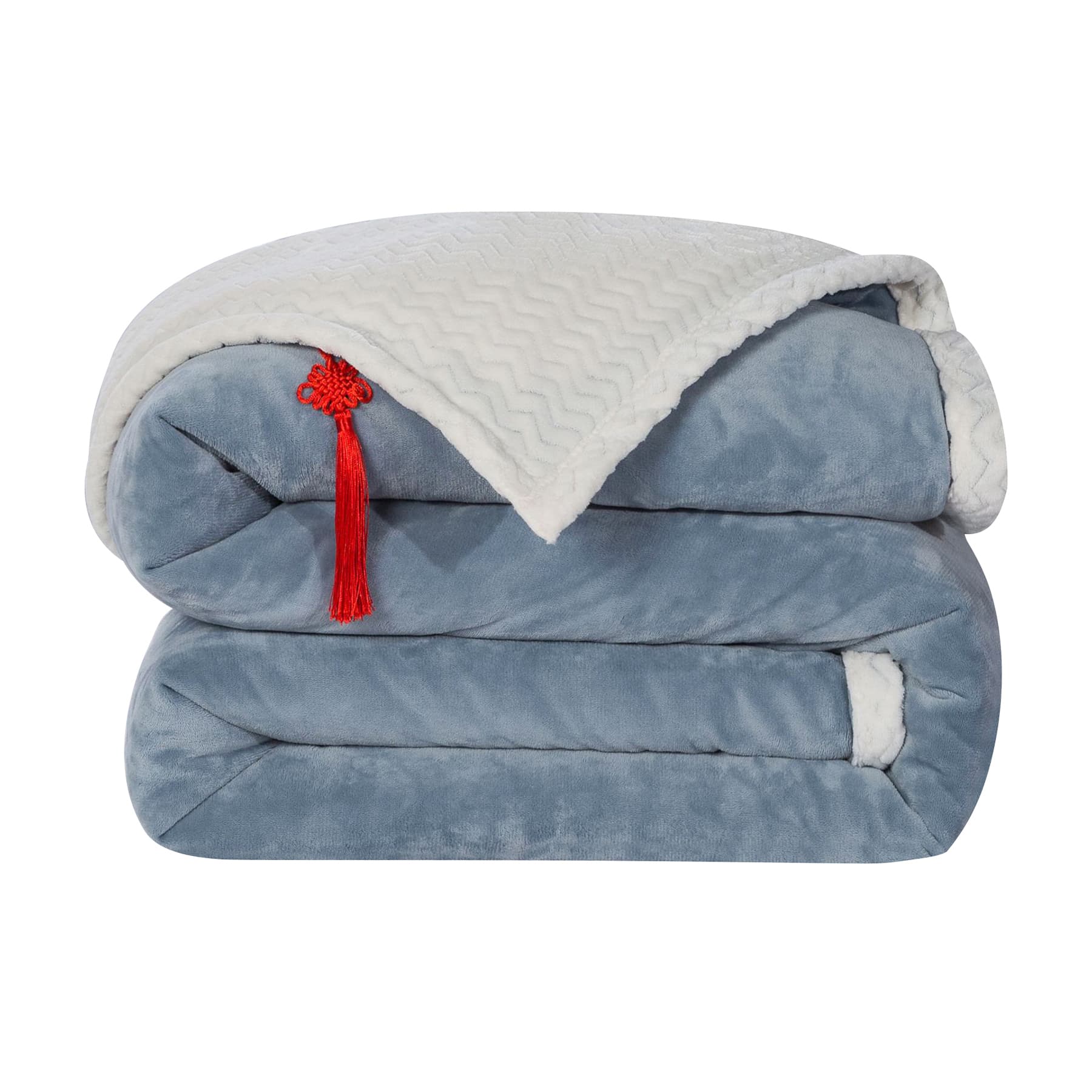 Sherpa Fleece Bed Blanket thumbnail 3