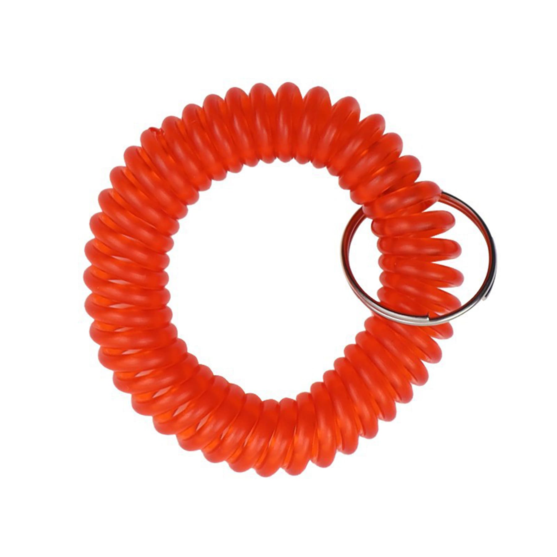 Custom Spiral Wrist Coil Keychain W/ Tag thumbnail 2