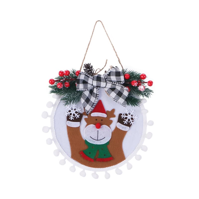 Small Merry Christmas Wreaths For Front Door thumbnail 2