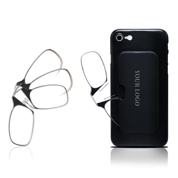 Legless Clamp Nose Reading Glasses With Case thumbnail 2