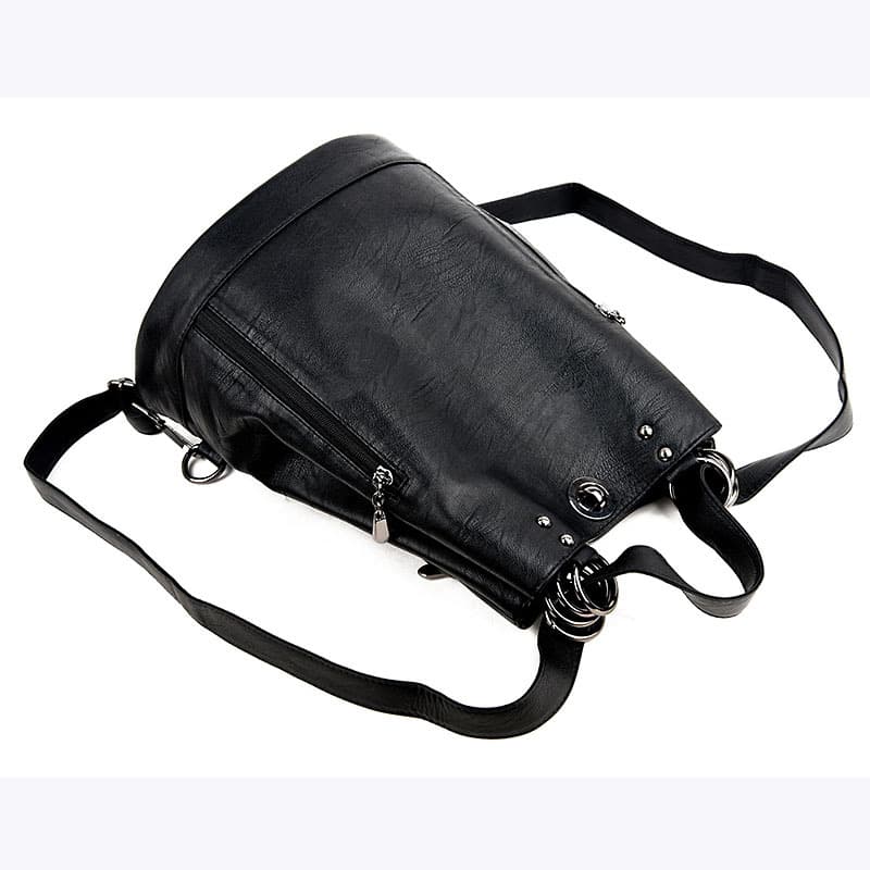 Pu high-capacity Bucket Backpack Women thumbnail 5