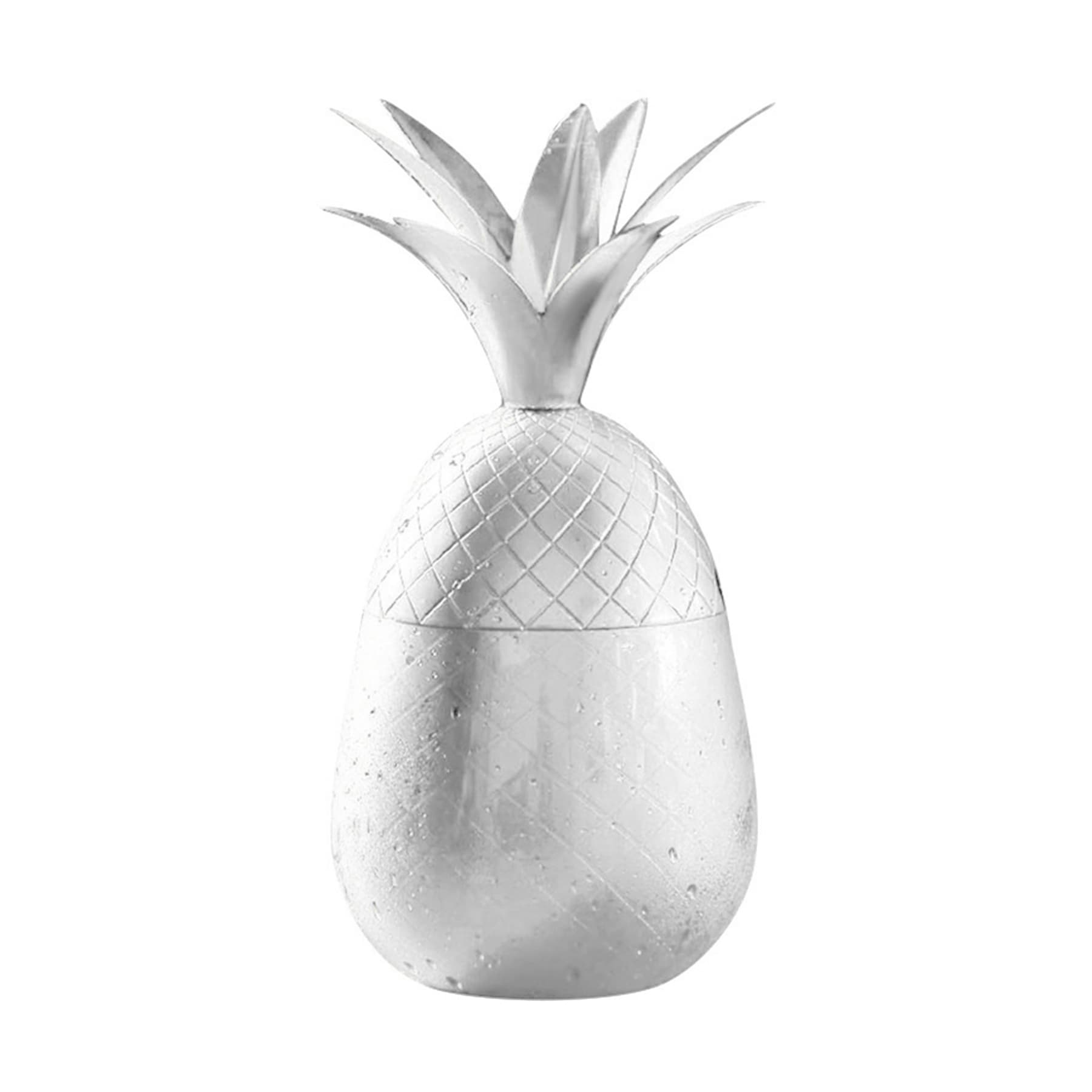 16Oz. Pineapple Stainless Steel Copper-Finish Wine Cup thumbnail 4