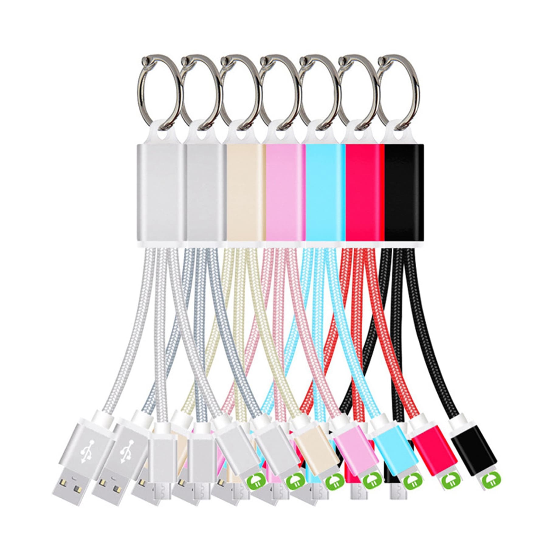 2-In-1 Charging Cable With Key Chain thumbnail 3