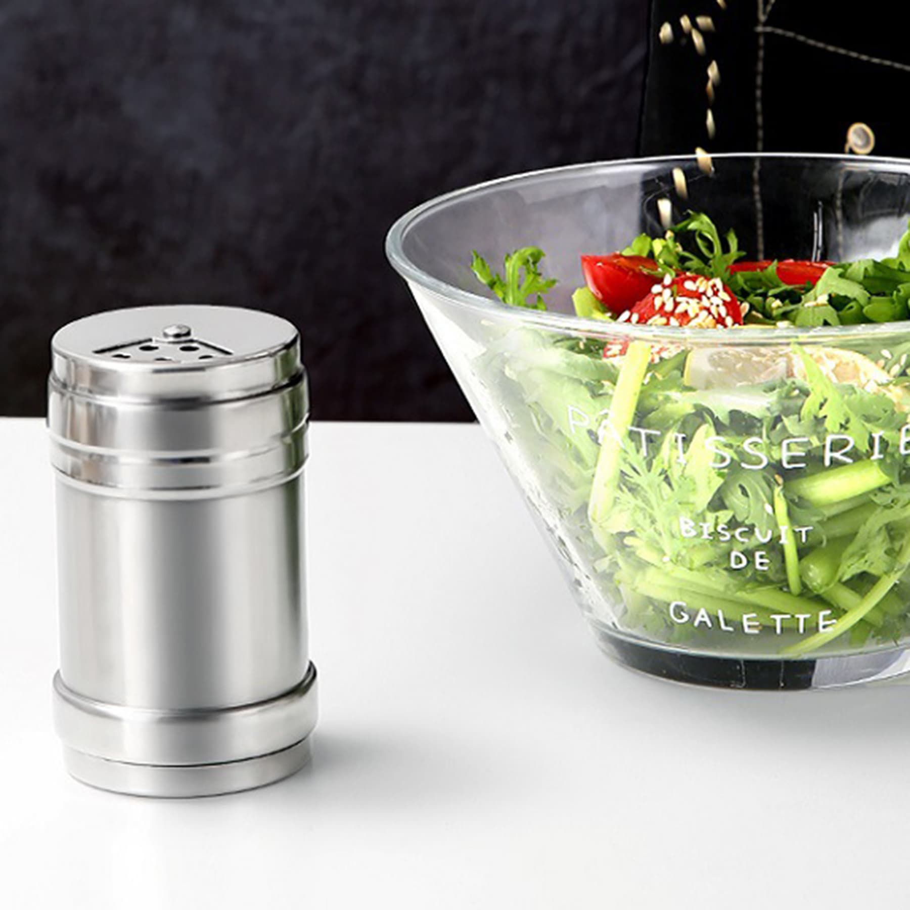 Stainless Steel Salt Pepper Shaker
