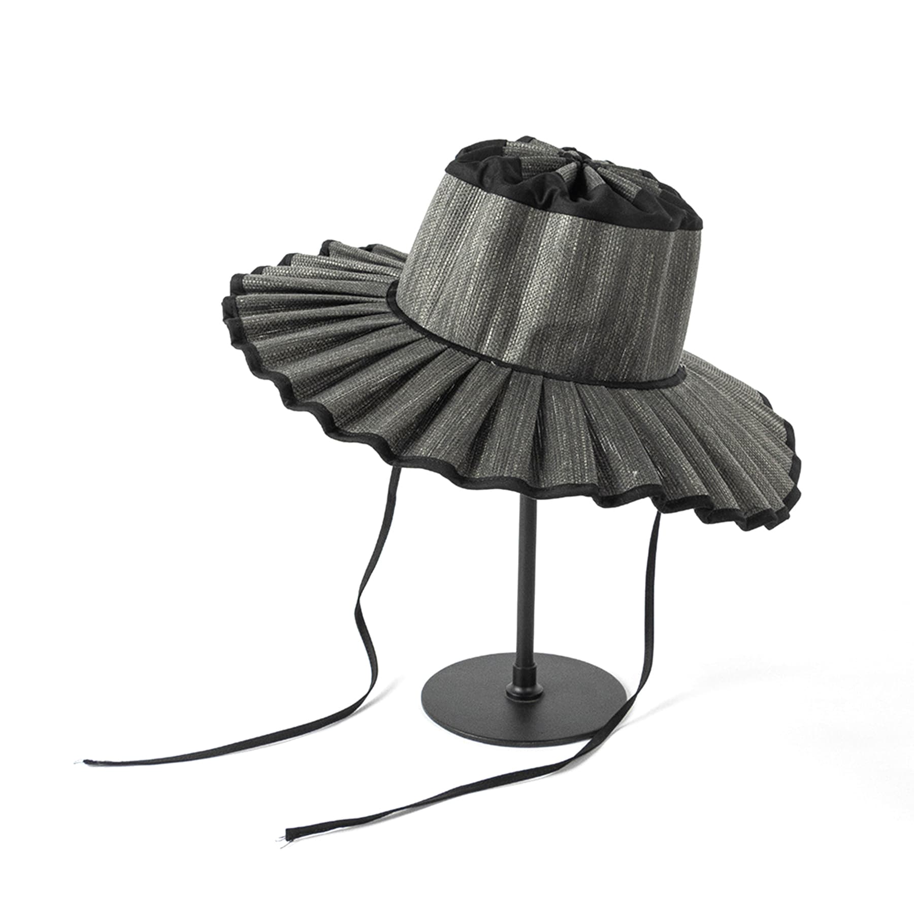 New Pleated Staw Hat thumbnail 3