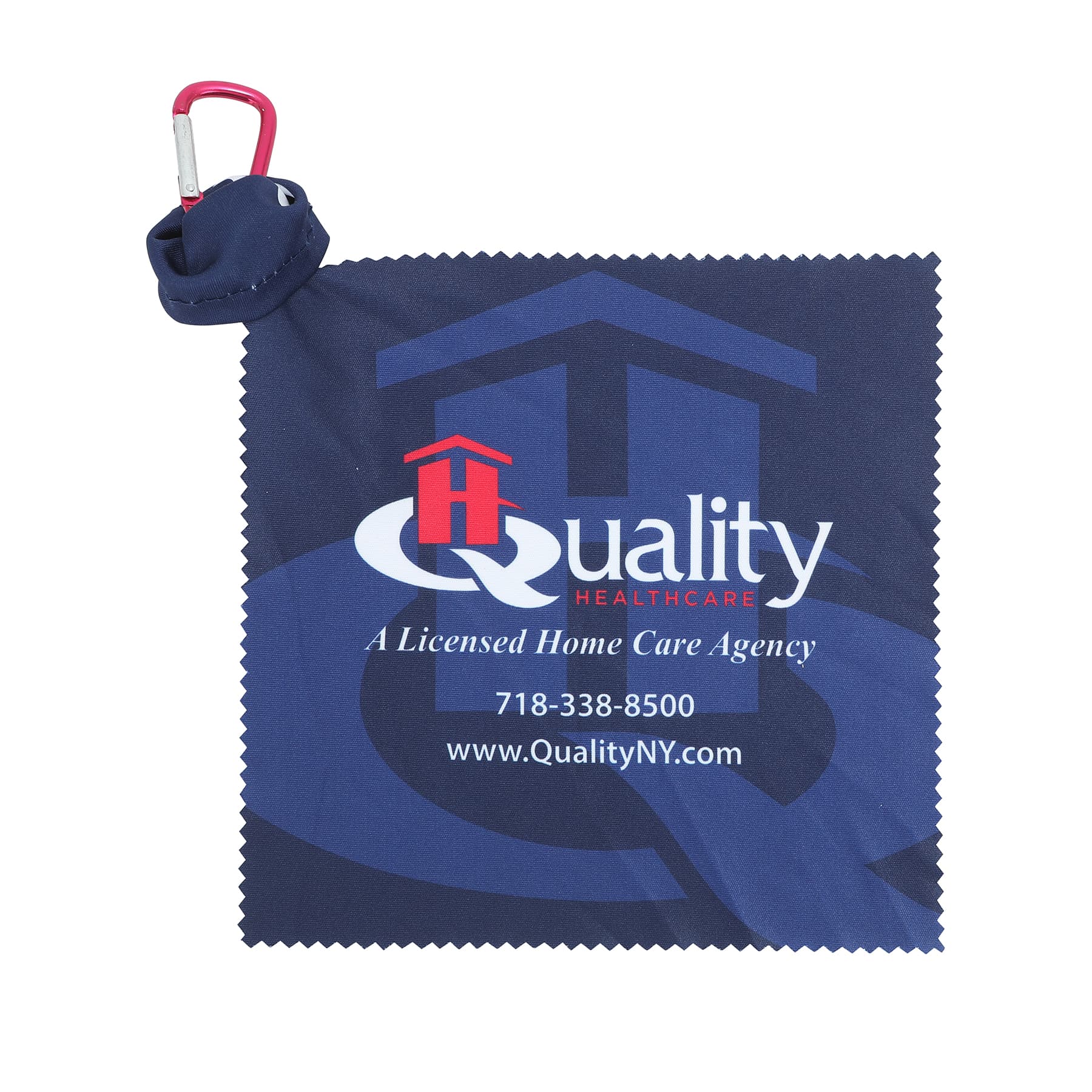 Microfiber Cleaning Cloth Keychain