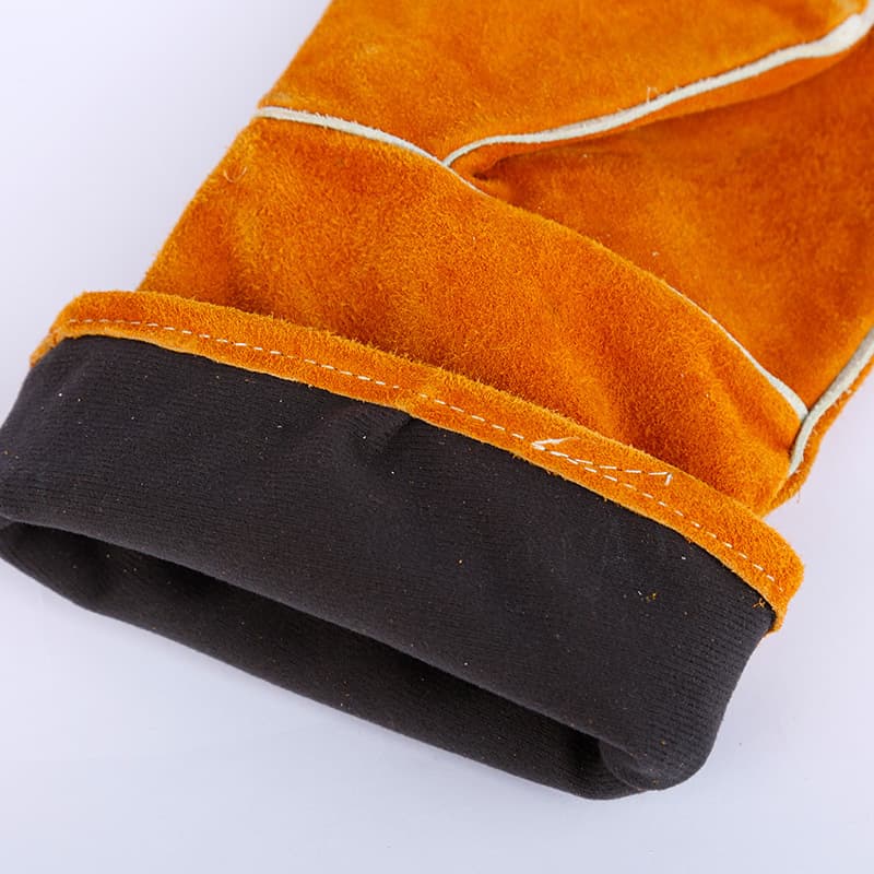 Cowhide welding long labor protection gloves thumbnail 6
