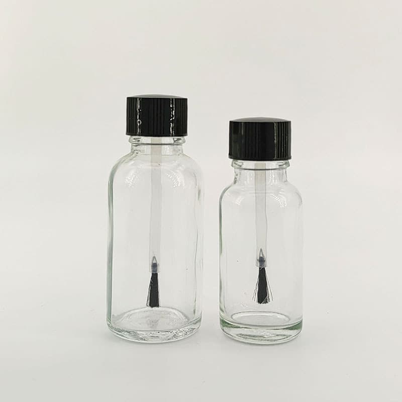 Clear Glass Boston Round Bottles thumbnail 4