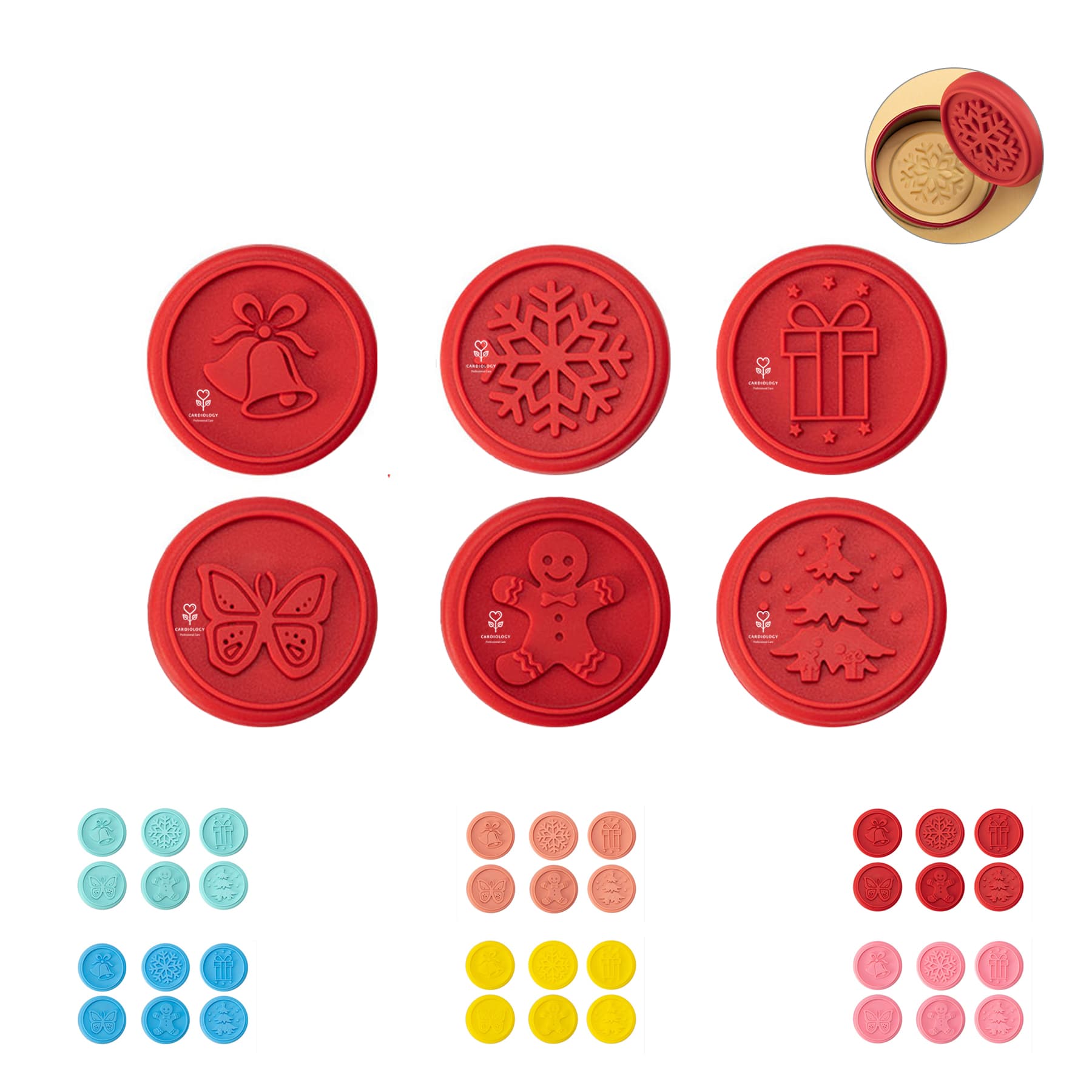 Silicone Cookie Stamp Set