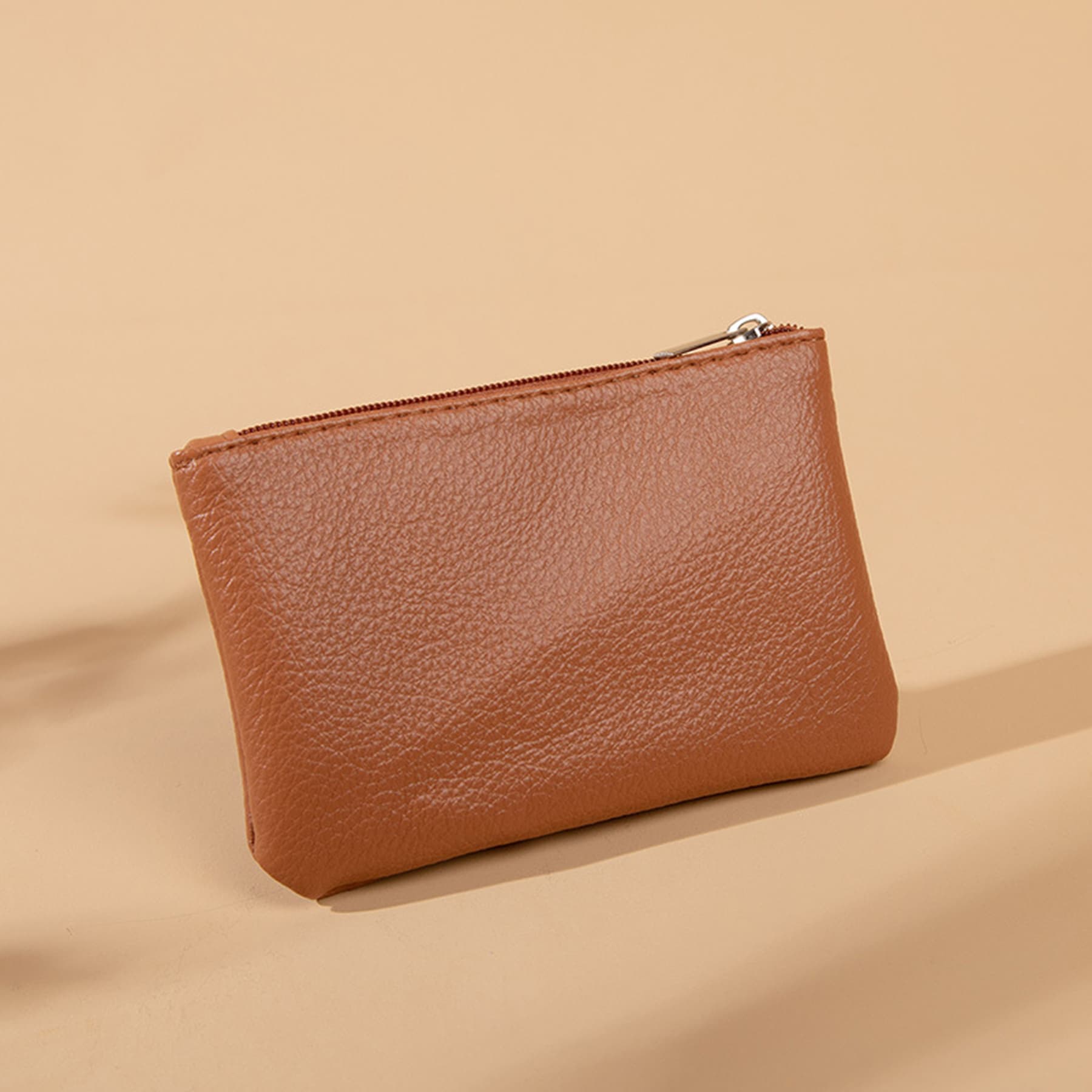 Zippered Leather Purse thumbnail 2