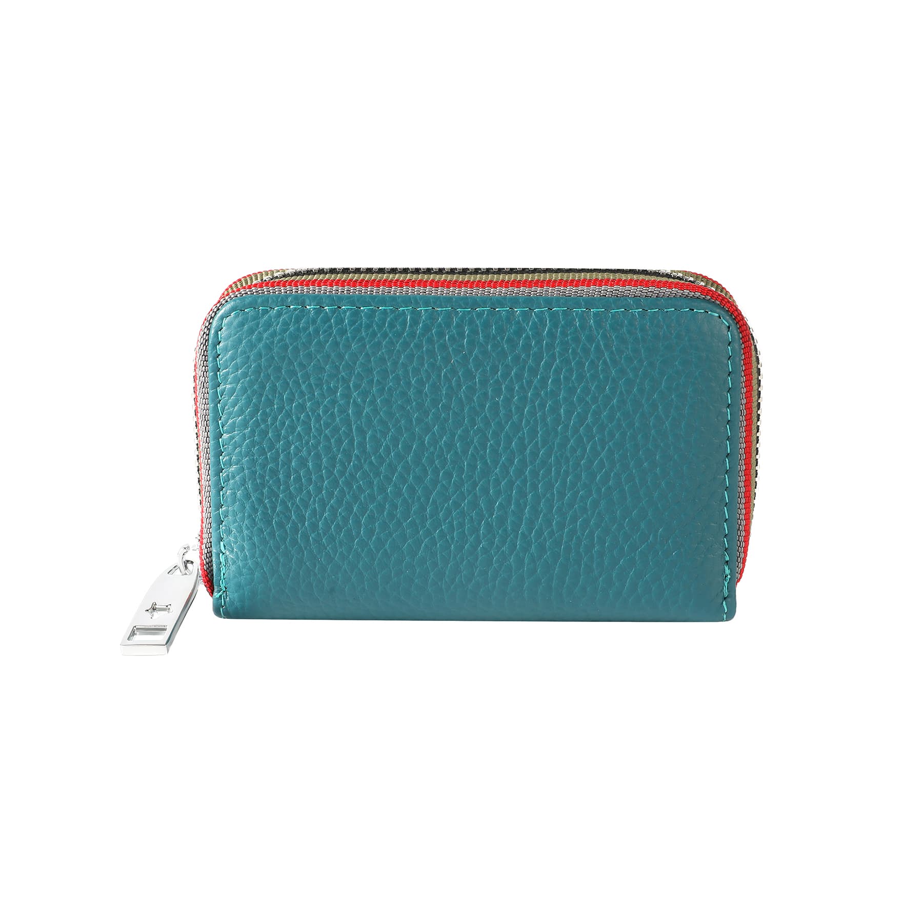 Leather Credit Card Wallet with Zipper thumbnail 13