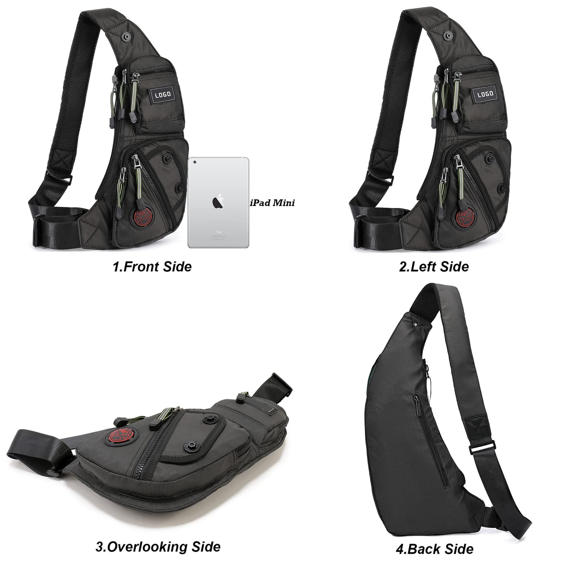 Chest Shoulder Backpack Crossbody Bags thumbnail 3
